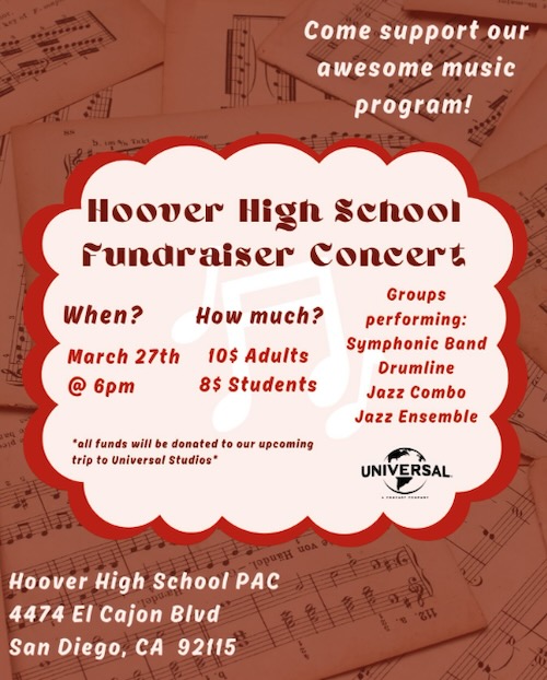 Hoover Music Concert & Fundraiser Hoover Music Concert & Fundraiser
